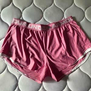 Under Armour Pink Athletic Shorts